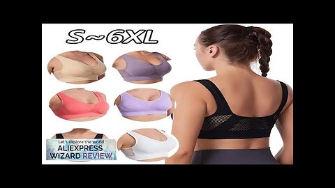 Seamless Mesh Women Sports Bras Fitness Gym Running Underwear Shockproof Bra Wireless Review