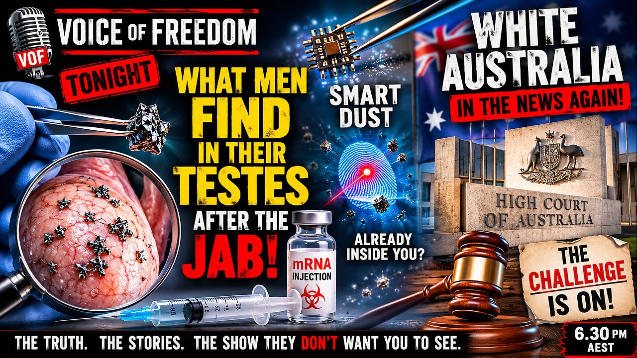 Voice of Freedom July 23. After theJab - What Do Men Find Their Testes?