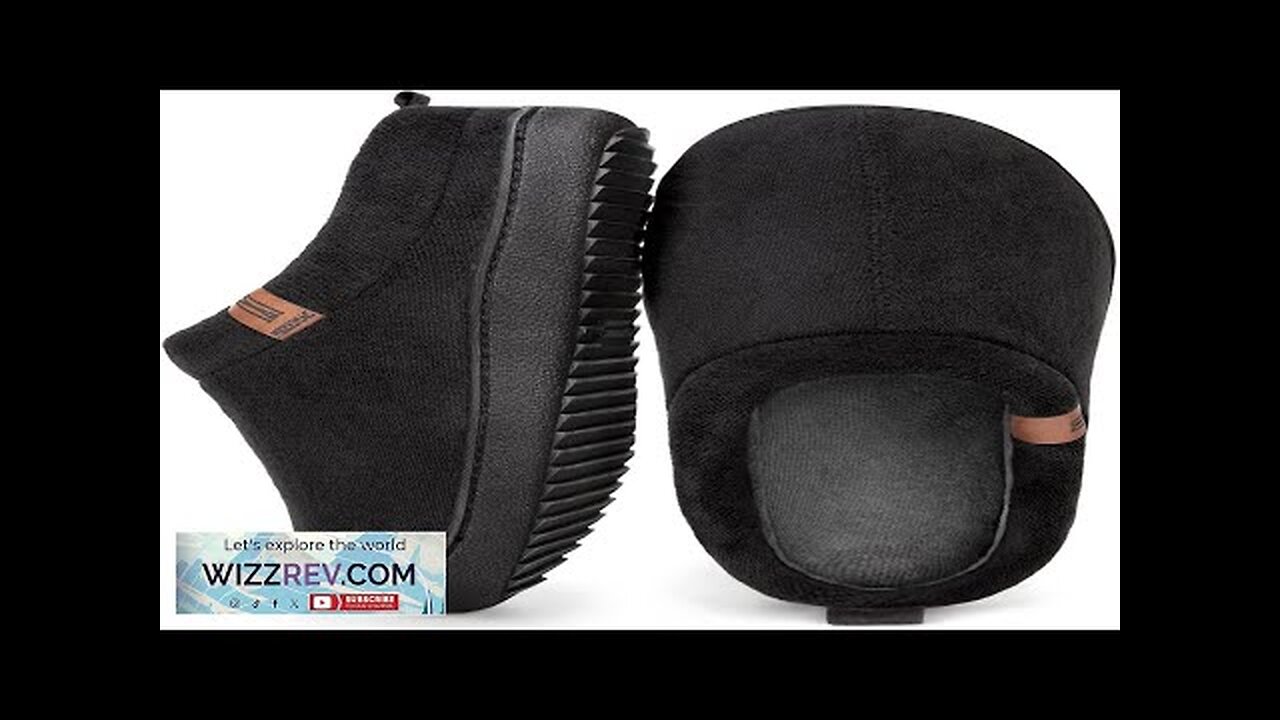 MERRIMAC Men's Slip-on Slippers Comfy Memory Foam Non-slip Indoor House Shoes Review