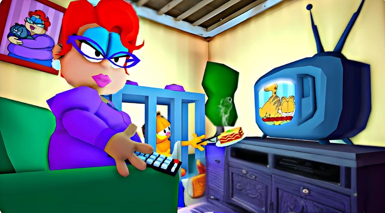 Escapa de Crazy Cat y Rescata a Garfield en Roblox