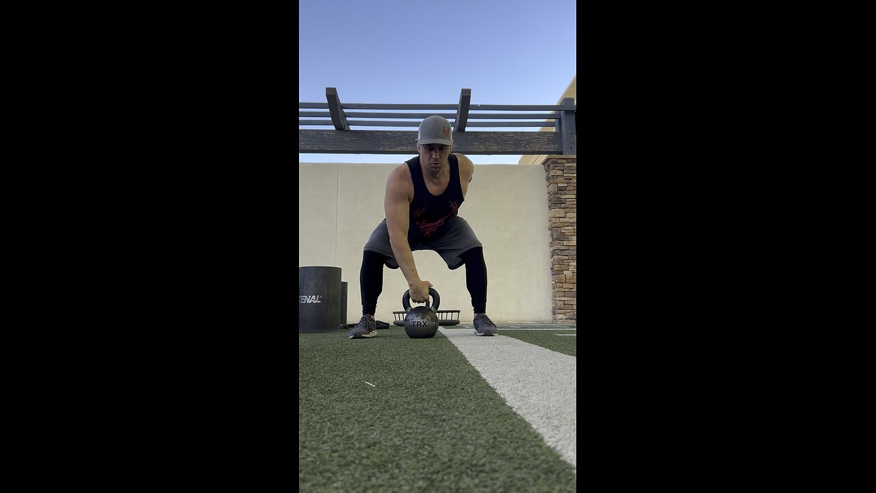 Kettlebell Clean & Press - 53lb Kettlebell