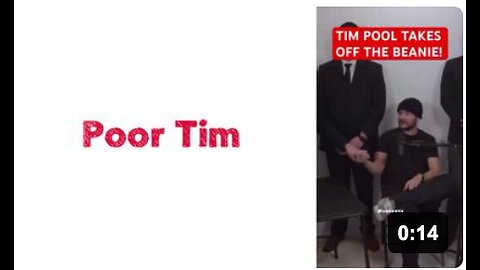 Poor Tim 😔🥺