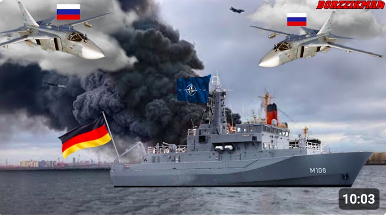That was INSANE: Russian Su-24 Tactical Bombers Attacked German Frigate HAMBURG in the Baltic Sea