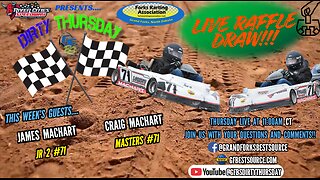 RCS DIRTY THURSDAY – FKA Live Raffle Drawing with FKA Drivers Craig & James MacHart