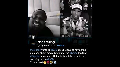 DREBABY AND KOB BIGOLIVE