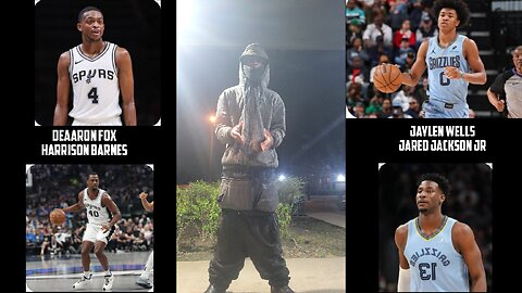 GRIZZLIES VS SPURS DEAARON FOX N HARRISON HAD A EXPLOSIVE NITE NO WEMBY OR MORANT LITTY TURNT GM💪🏾🔵