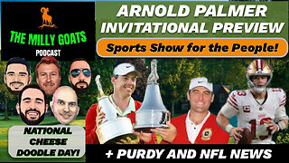 Arnold Palmer Preview, NFL Cryptic Post SZN, & Things that CAN'T Be Off Brand