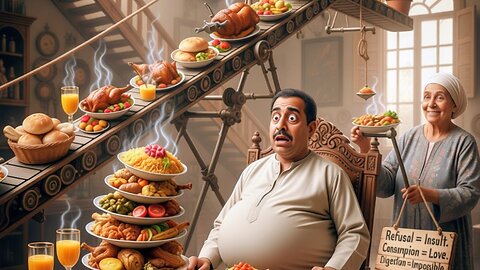 The Infinite Arab hospitality conveyor belt 🥧