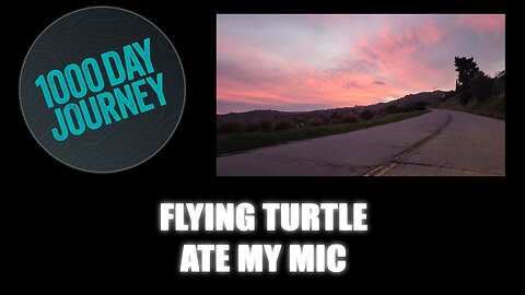 1000 Day Journey 0866 Flying Turtle Ate My Mic