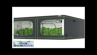 VEVOR 10x10 Grow Tent 120'' x 120'' x 80'' High Reflective 600D Review