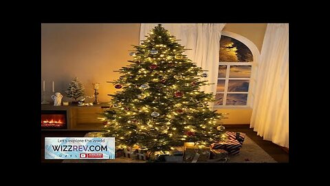 Cynthia 6.5ft Prelit Aritificial Christmas Tree with 2595 Branch Tips 600 Warm Review