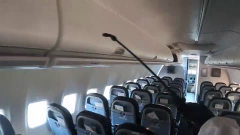 A look at detailing and sanitization of a 737 -800 er