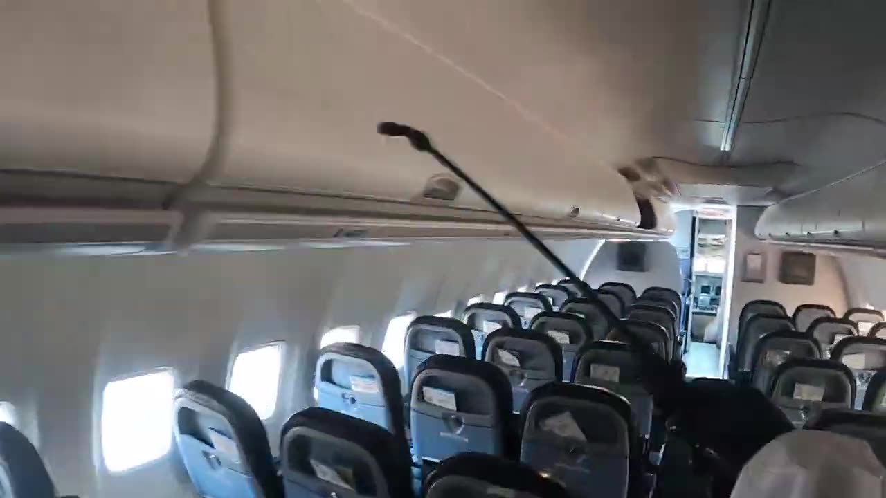 A look at detailing and sanitization of a 737 -800 er