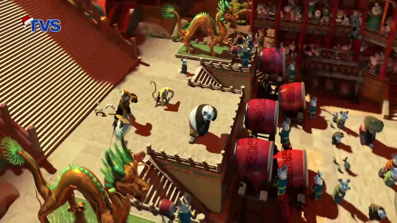 Kung Fu Panda 3 | Escena Final | TVS Maracay (Venezuela 🇻🇪) (11/01/2026)