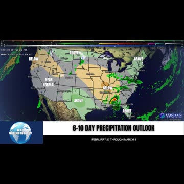 🌧️ Above-Average Rain Hits FL & NE Next Week! 2/21/25 #shorts #weatherupdate #rain