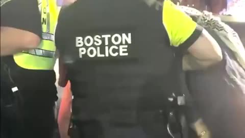 Boston Common descended into chaos last night