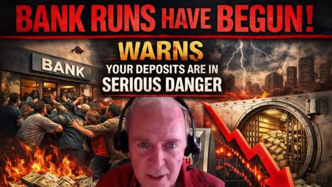 BANK RUNS HAVE BEGUN! JIM WILLIE WARNS YOUR DEPOSITS ARE IN SERIOUS DANGER