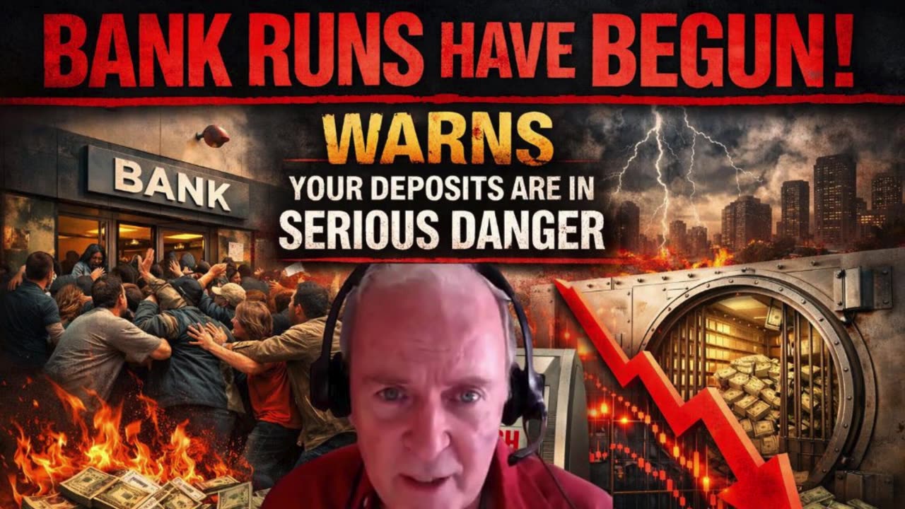 BANK RUNS HAVE BEGUN! JIM WILLIE WARNS YOUR DEPOSITS ARE IN SERIOUS DANGER