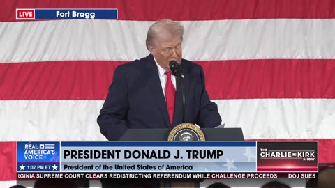 POTUS TAKES THE STAGE AT FORT BRAGG