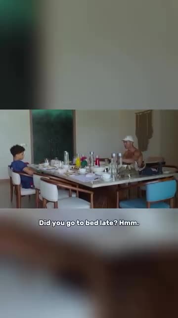 Watch as Cristiano Ronaldo prepares his son to become the best in his generation