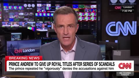 Prince Andrew gives up royal titles as scandals drag on