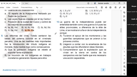 VONEX REPASO 2025 - 1 | Semana 09 | H. del Perú