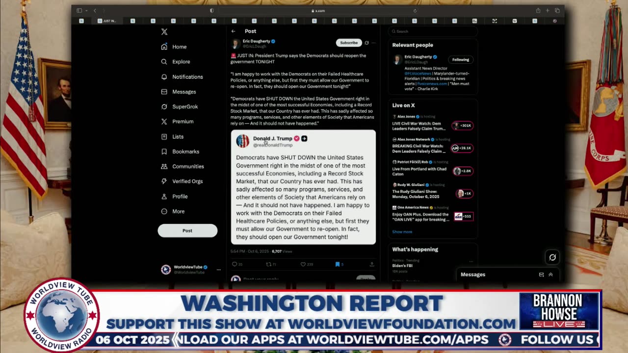 im Pfaff on Worldview_Tube: Portland ANTIFA & FBI Corruption EXPOSED | Oct 06, 2025