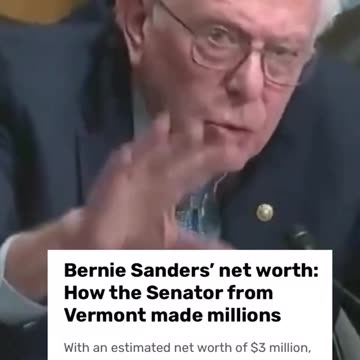 Hypocritical Sanders and his millionaires