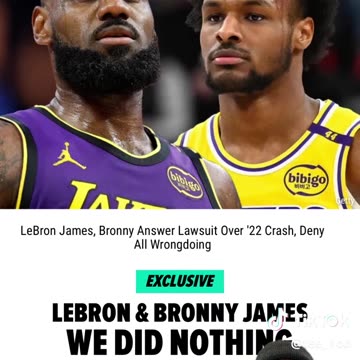 LeBron & Bronny James We Did Nothing Wrong!!!