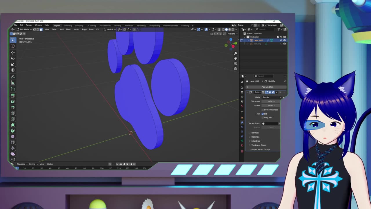 Short - How to Turn Illustrator Vectors into Blender Models