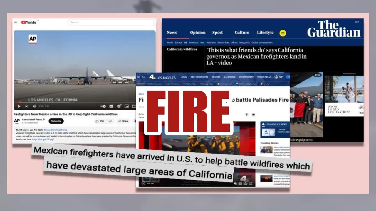 Fact Check: Video Does NOT Show Helicopters Taking Mexican Firefighters To Help With LA Wildfire