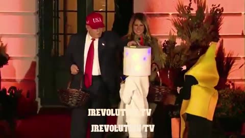 President Trump & The First Lady Halloween For The Kids
