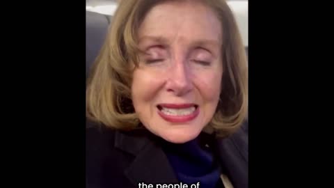 Pelosi is on the plane drunk