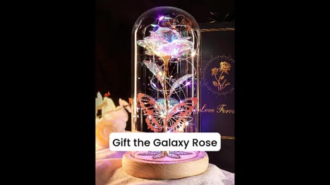 Galaxy Colorful Rose - A Magical Gift for Her