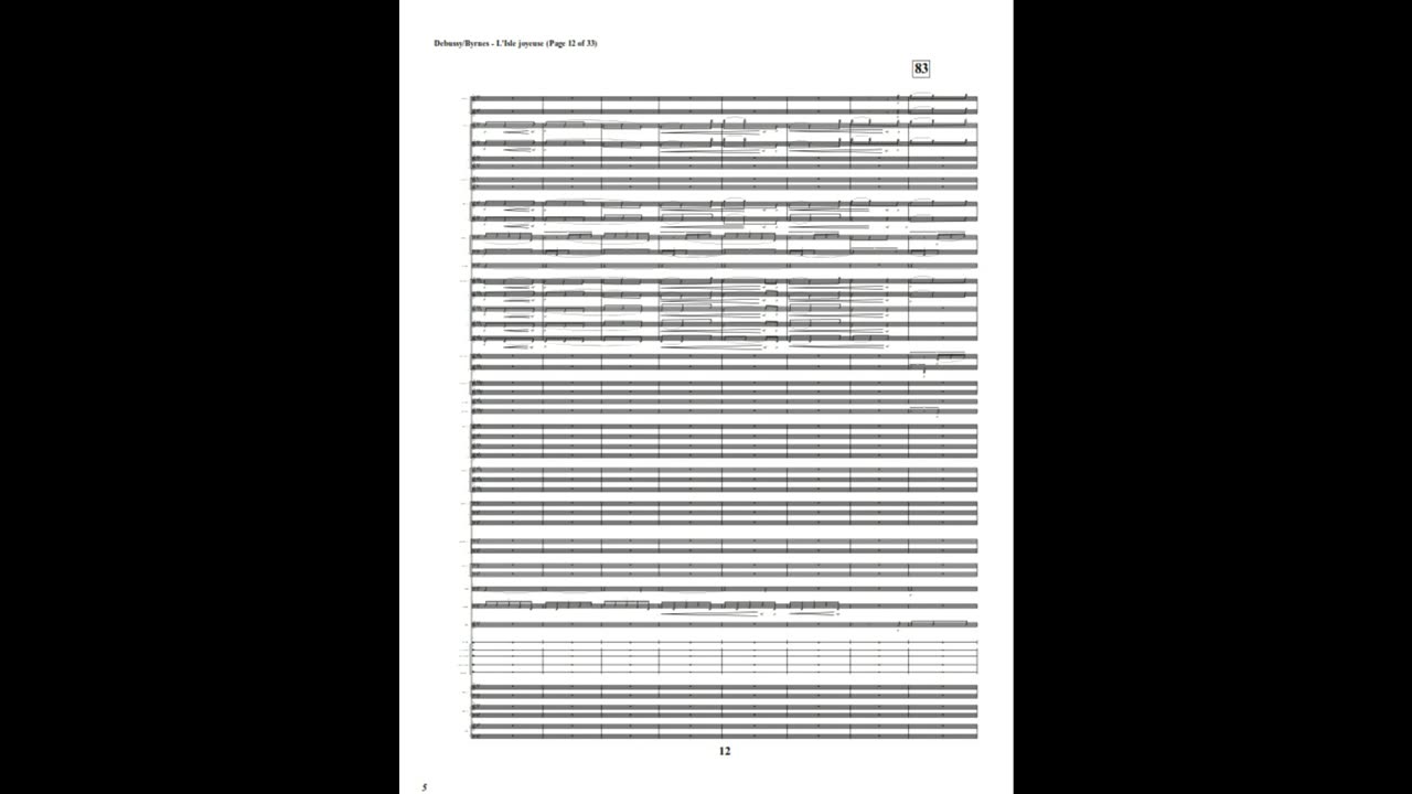 Claude Debussy – L’Isle Joyeuse (The Isle of Joy) (Symphonic Band)