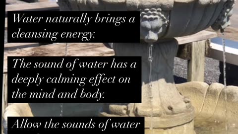 The power of listening to the sounds of water