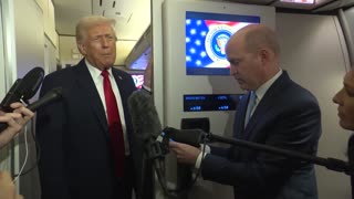 President Trump Gaggles with Press on Air Force One, Nov. 25, 2025