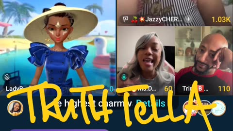 MADAM LO, JAZZY CHERRY, MRS. DIVERSE & TRINA B BANGOUT BIG DIVERSE STANDING ON BUSINESS THEN RECORDS THEIR SECRET GROUP CHAT WHILE LIVE