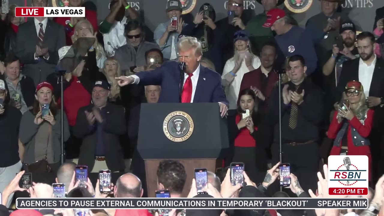 President Donald J. Trump Holds His First Rally After Inauguration