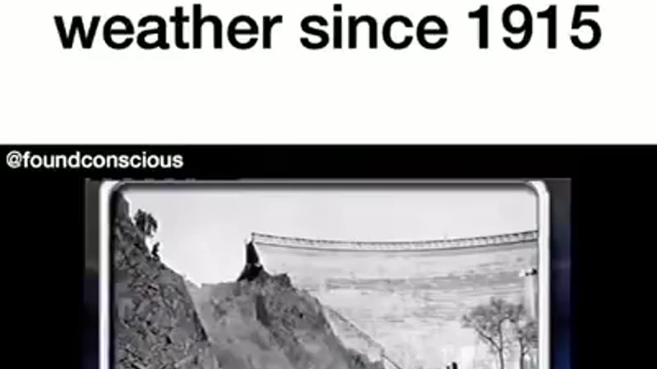 Manipulating the weather since 1915