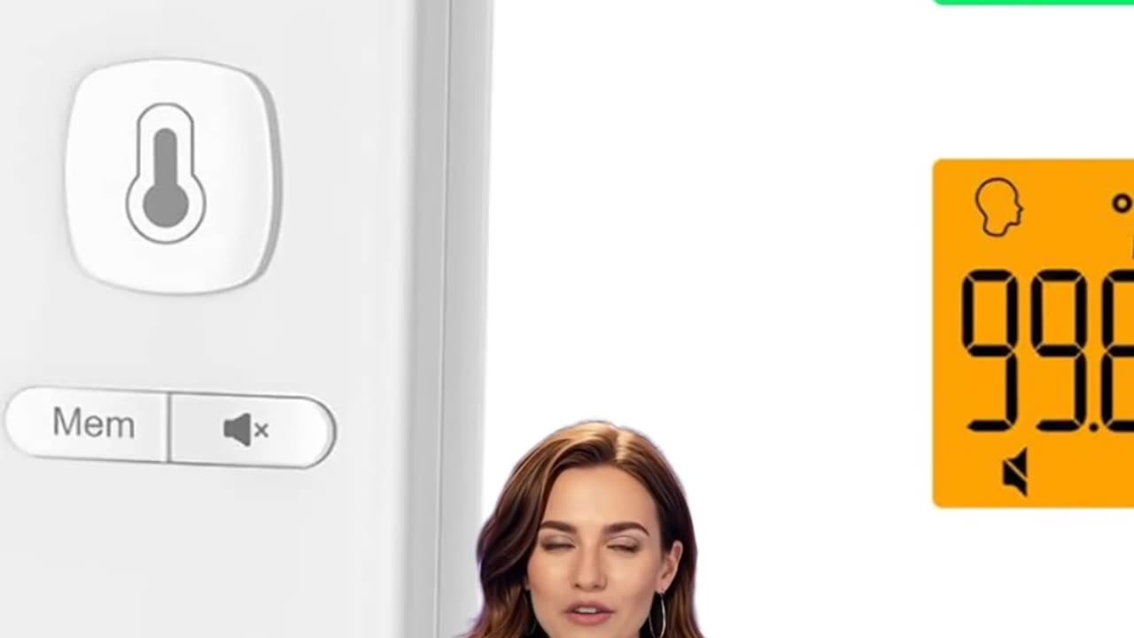 “Stay Safe & Smart — Accurate Temperature Checks in Seconds 🌡️”