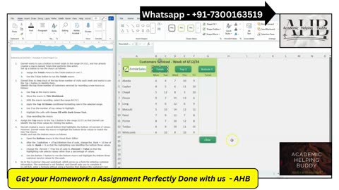 Excel Module 9 SAM Project 1a Tutorial - Entree Sales Complete Guide (Illustrated 365/2021)