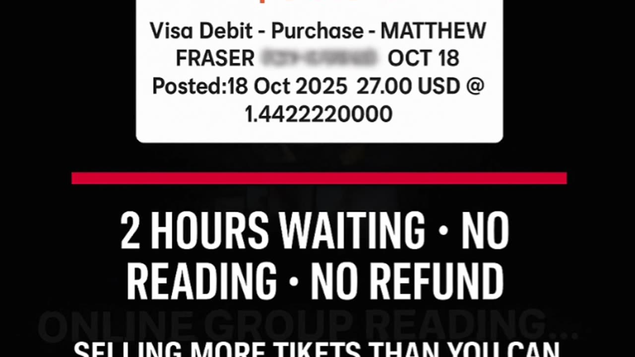 🎙️ THE READING THAT NEVER HAPPENED