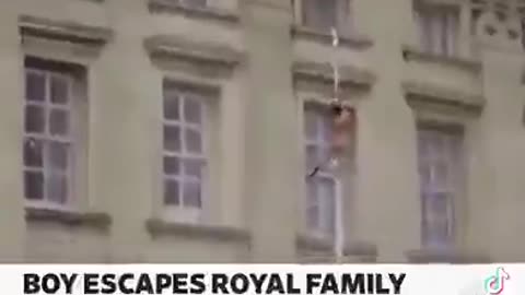 This video of Buckingham Palace shows a terrified boy fighting for his life