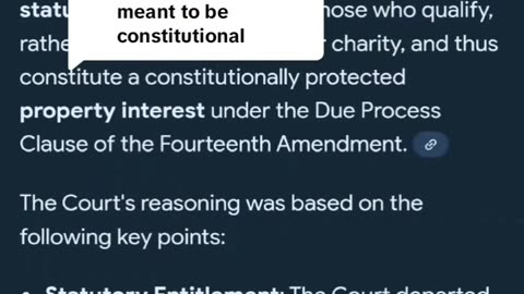 Welfare is a Constitutional Right & Trump just violated the Constitutional Rights of Millions