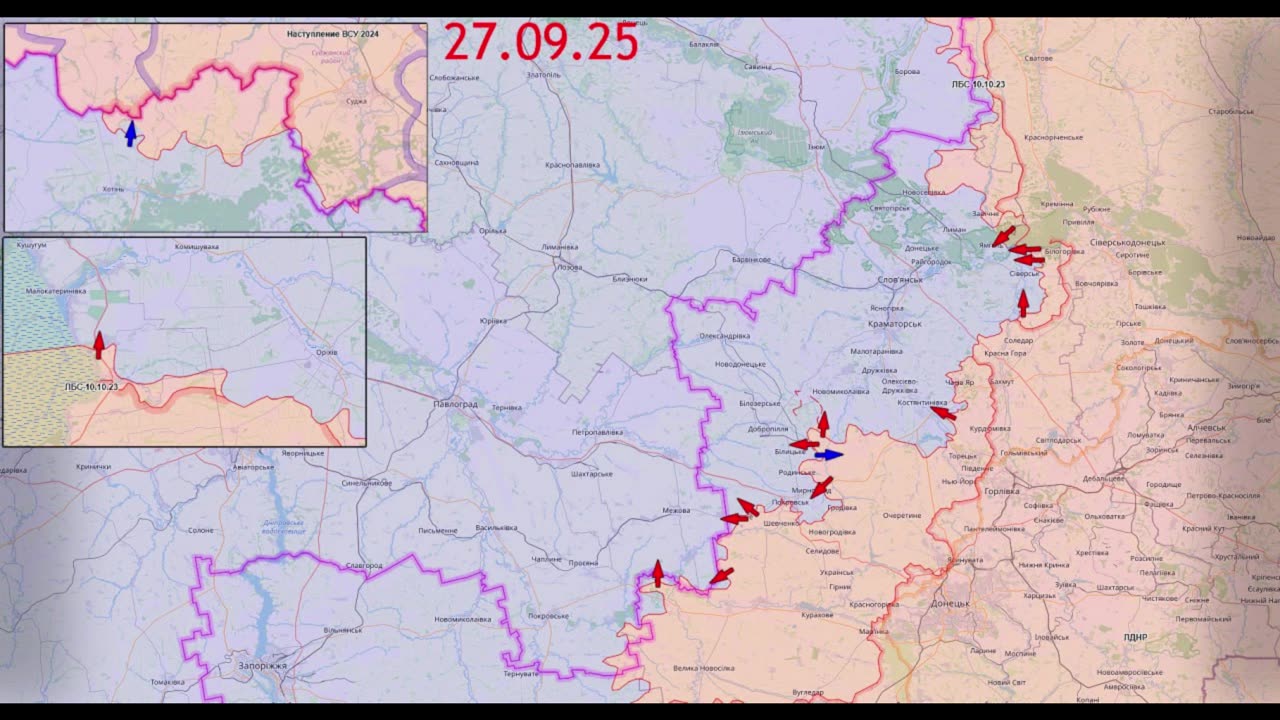 📌 RUSSIAN OFFENSIVES PRESS FORWARD ACROSS MULTIPLE AXES