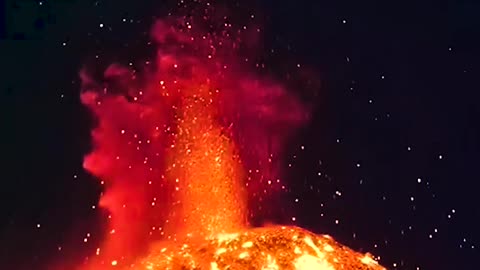 God's Magnificent Power Massive Fuego Volcano Dec 21st 2024 #volcano #power #creation #shorts