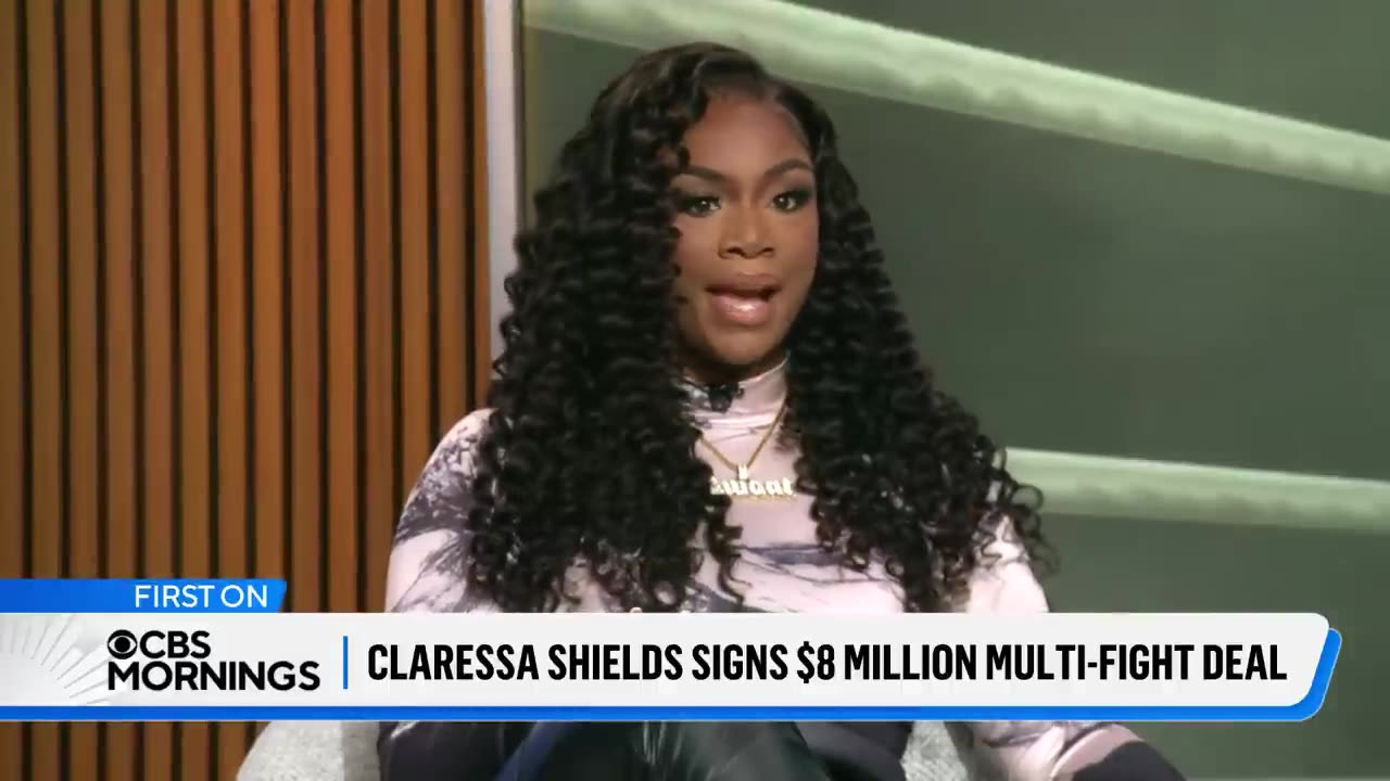 CBS Mornings With Gayle King: Claressa Shields announces $8 million multi-fight deal