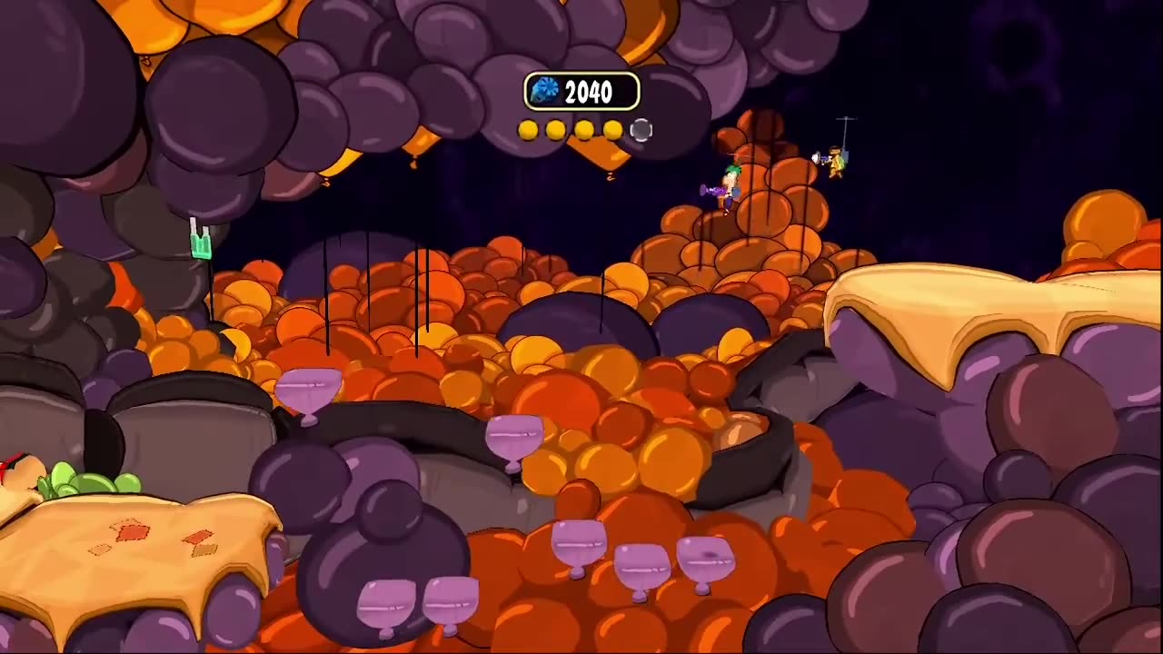 Phineas and Ferb: Across the 2nd Dimension - Caverns of Balloons