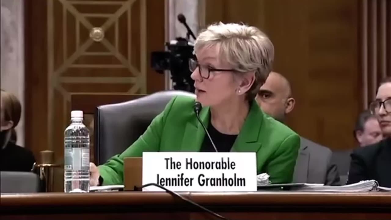 Biden's Energy Sec. Starts Shaking After Josh Hawley Exposes Her LIES About Hidden Stocks Trading